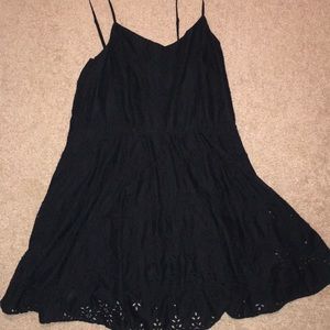 Old Navy Black Spaghetti Strap Dress